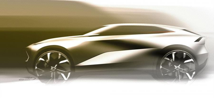 Эскиз Infiniti QX Inspiration 2019 года  (фото 148 из 159)